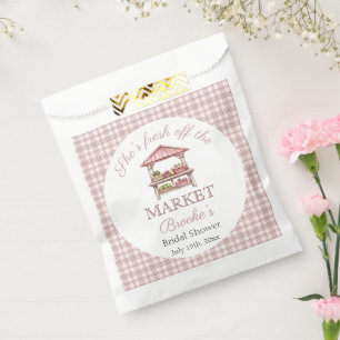 Sachets En Papier Rose frais hors Fête des mariées du marché pays
