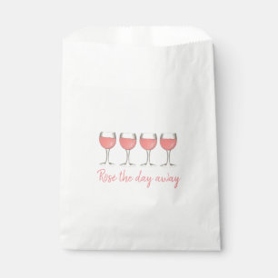 Sachets En Papier Rosé Le Jour D'Ailleurs Vin Rose Verre