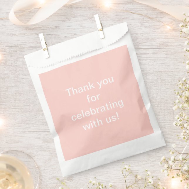 Sachets En Papier Rose millénaire (Coupé)