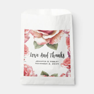 Sachets En Papier Rose Rose Pâle Ébouriffée