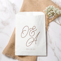 Rouille | Mariage de monogramme de filigrane de sc