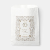 Royal Fleur-de-Lis Art déco Gold White Mariage des