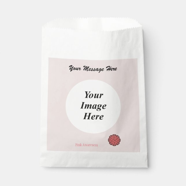 Sachets En Papier Ruban à fleurs roses par Kenneth Yoncich Modèle (Devant)