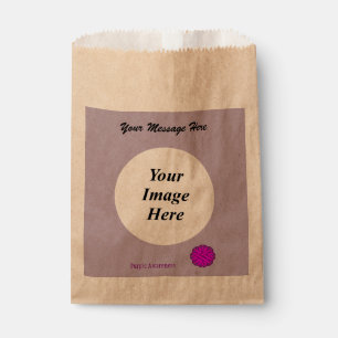 Sachets En Papier Ruban à fleurs violettes Modèle par Kenneth Yoncic