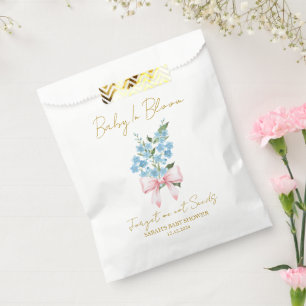 Sachets En Papier Ruban graines de Ne m'oublie pas Baby Shower