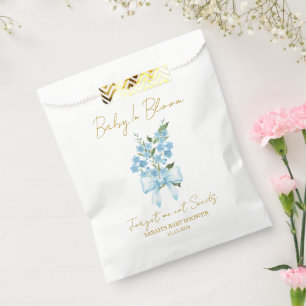 Sachets En Papier Ruban Oublie-moi Seeds Baby Shower