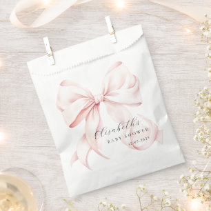 Sachets En Papier Sac à Baby shower Rose Bow Favoriser