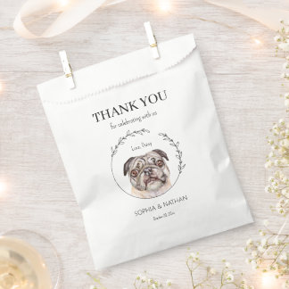 Sachets En Papier Sac à cadeaux de remerciement de mariage pour pug