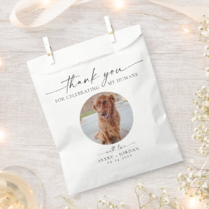 Sachets En Papier Sac à chien Merci traitement chien MERCI MARIAGE