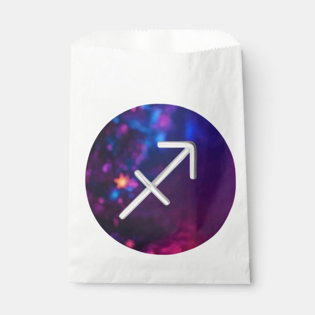 Sachets En Papier Sac à Faveurs Sagittaire (Devant)