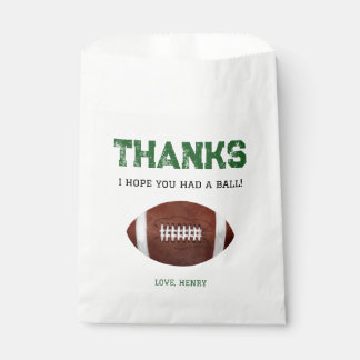 Sachets En Papier Sac à goodie de football - Anniversaire Favoriser