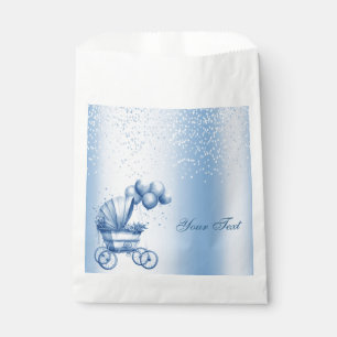 Sachets En Papier Sac à poussette bleue Favoriser