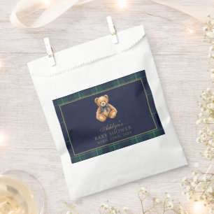 Sachets En Papier Sac cadeau de fête prénatale Ourson Polo Vintage