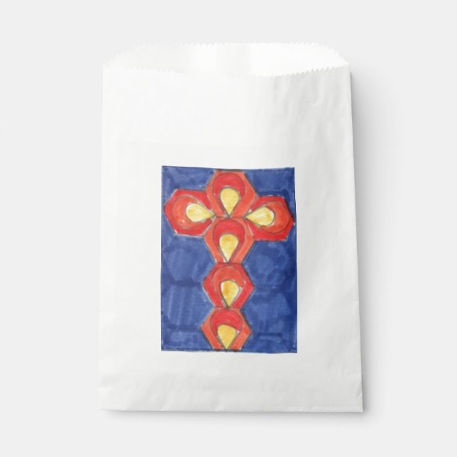 Sachets En Papier Sac Cross Motif Favoriser (Devant)
