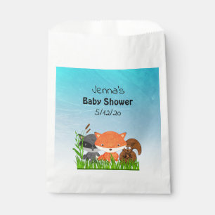 Sachets En Papier Sac de Baby shower de créatures de bois personnali
