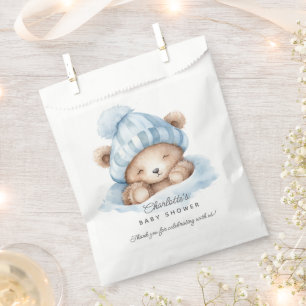 Sachets En Papier Sac de Baby shower de l'ours de bascule Favoriser