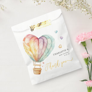 Sachets En Papier Sac de bébé favori à air chaud Sweetheart