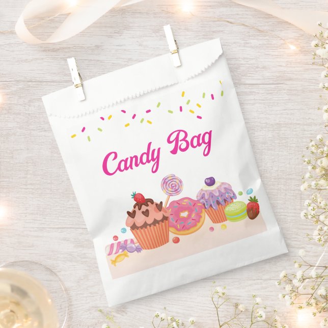 Sachets En Papier Sac de bonbons | Sac de chocolat | Sac de boulange (Coupé)