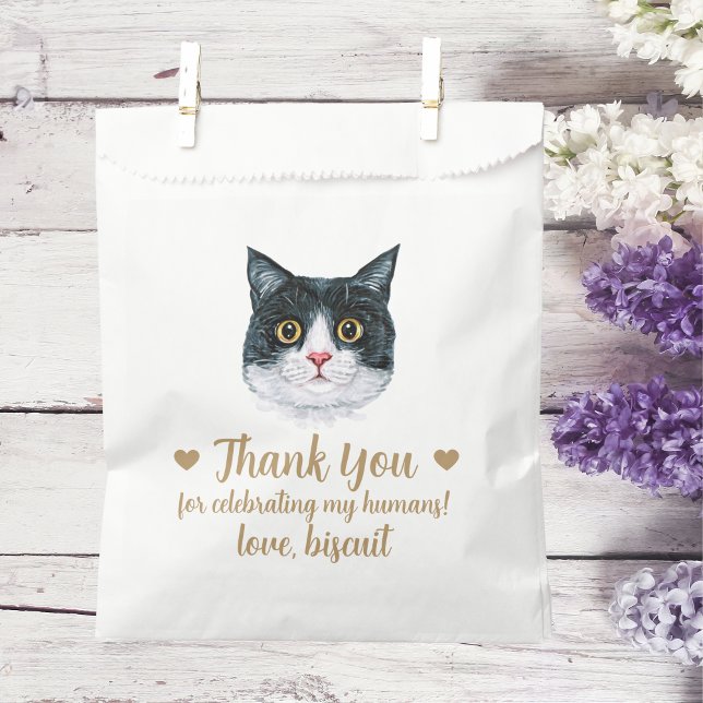 Sachets En Papier Sac de cadeau de mariage pour chat (Créateur téléchargé)