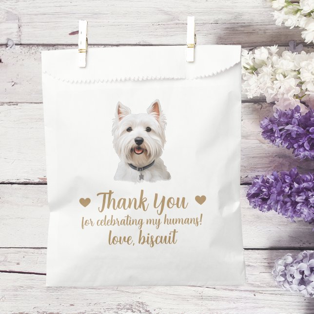 Sachets En Papier Sac de cadeau de mariage pour chien (Créateur téléchargé)