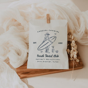 Sachets En Papier Sac de cadeaux de Bachelorette Cowgirl Côtière