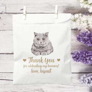 Sachets En Papier Sac de cadeaux de mariage pour chat