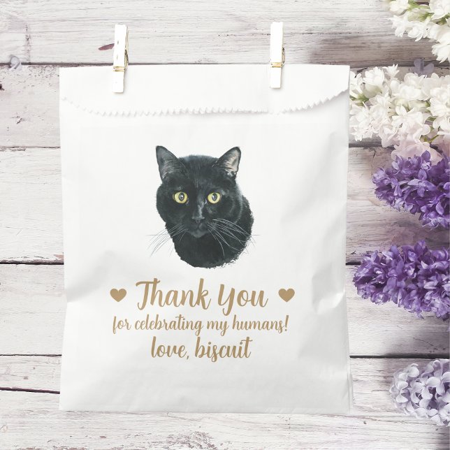 Sachets En Papier Sac de cadeaux de mariage pour chat (Créateur téléchargé)