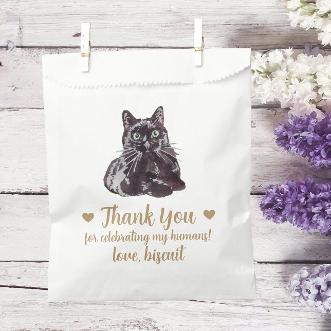 Sachets En Papier Sac de cadeaux de mariage pour chat (Créateur téléchargé)