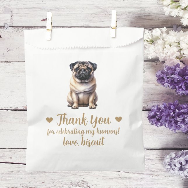 Sachets En Papier Sac de cadeaux de mariage pour chien (Créateur téléchargé)