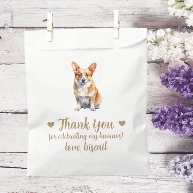 Sachets En Papier Sac de cadeaux de mariage pour chien (Créateur téléchargé)