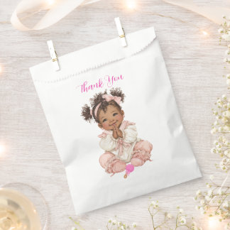 Sachets En Papier Sac de cadeaux pour bébé fille afro-américaine