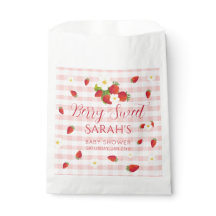 Sac de faveur de Baby Shower Baie Sucrée aux Frais