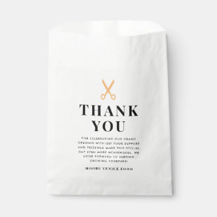 Sachets En Papier Sac de faveur de coupe de ruban de grande ouvertur