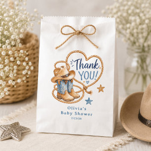 Sachets En Papier Sac de faveur de cow-boy Howdy Baby