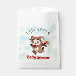 Sachets En Papier Sac de faveur de douche pour bébé en hiver avec un