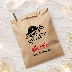 Sachets En Papier Sac de faveur de fête d'anniversaire de garçon squ