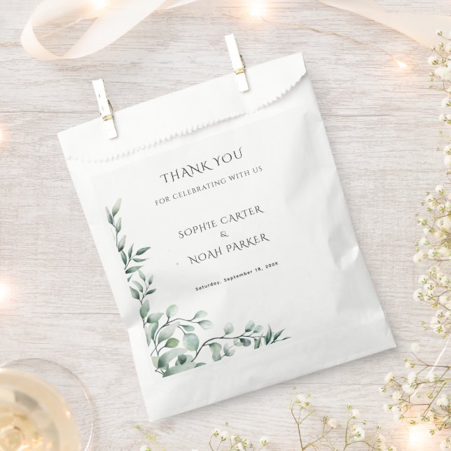 Sachets En Papier Sac de Faveur de Mariage Classique Esthétique Mode (Coupé)