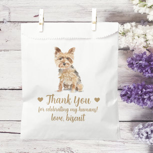 Sachets En Papier Sac de faveur de mariage de friandise pour chien