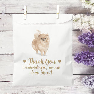Sachets En Papier Sac de faveur de mariage de friandise pour chien