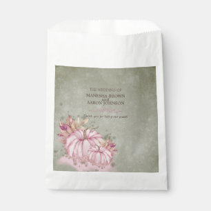Sachets En Papier Sac de faveur de mariage de récolte de citrouille 