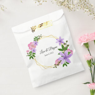 Sachets En Papier Sac de faveur de traitement de mariage
