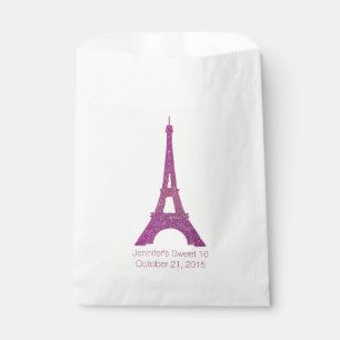 Sachets En Papier Sac de faveur du bonbon 16 à thème de Paris