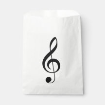 Sac de Faveur Musicale Clé Treble