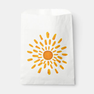 Sachets En Papier Sac de faveur Sunshine Party