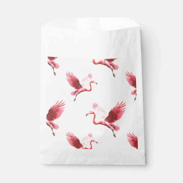 Sachets En Papier Sac de Flamant rose Fanny (Devant)