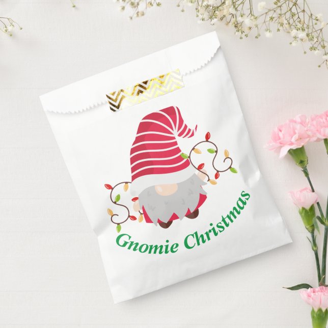 Sachets En Papier Sac de Noël Gnomie Favoriser (Scellé)