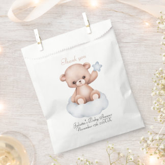 Sachets En Papier Sac de préférence Baby shower simple