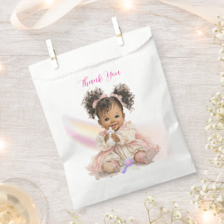 Sachets En Papier Sac de Remerciement pour Bébé Fille Afro-Américain