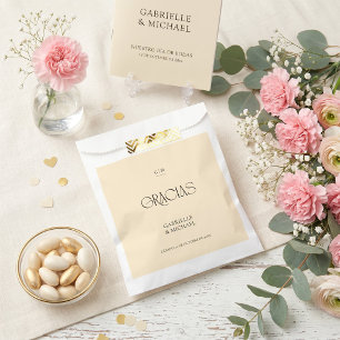 Sachets En Papier Sac de Souvenir de Mariage Espagnol Merci