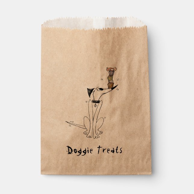 Sachets En Papier Sac de traitement Doggie (Devant)